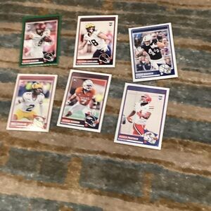 Assorted Football Trading Cards